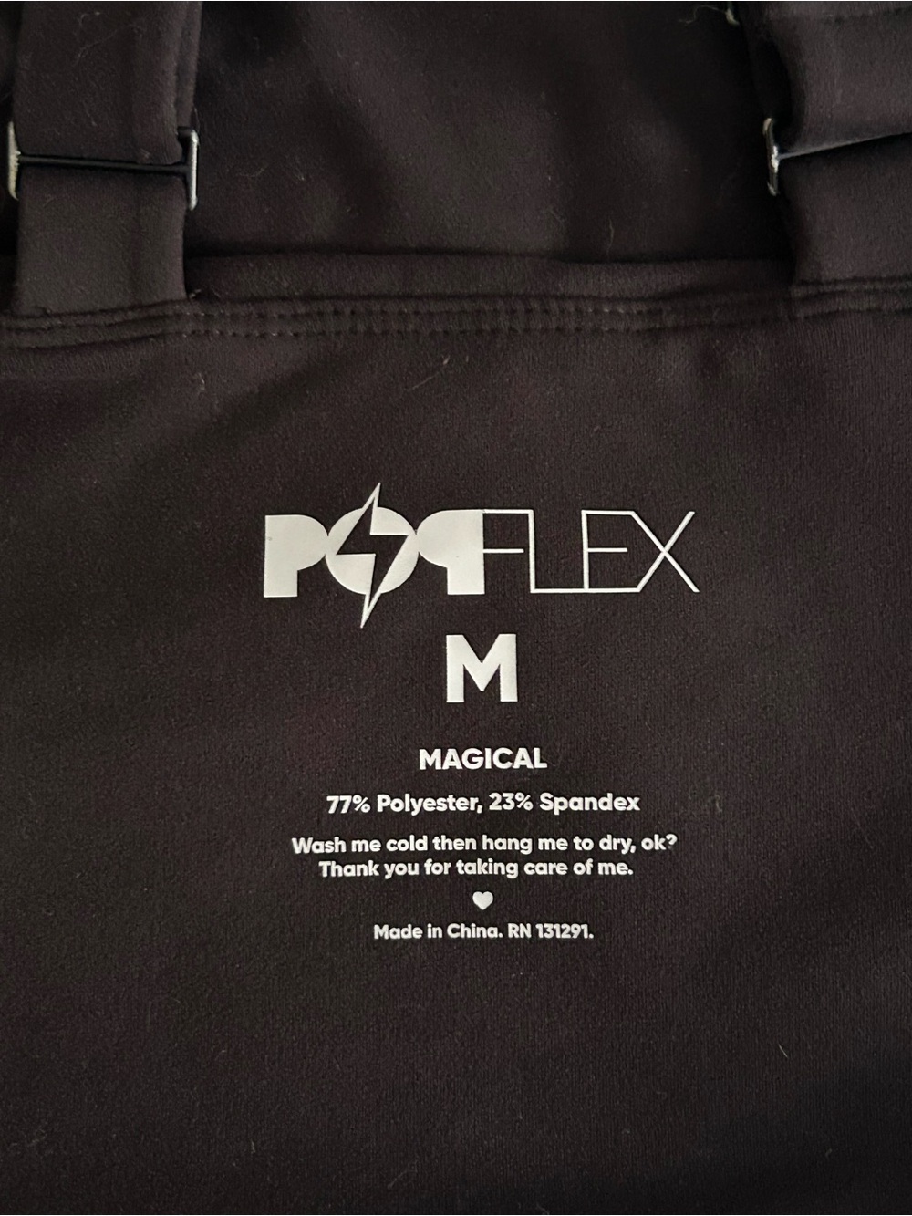 POPFLEX Daphne Corset crop top - Black M - Picture 4 of 6